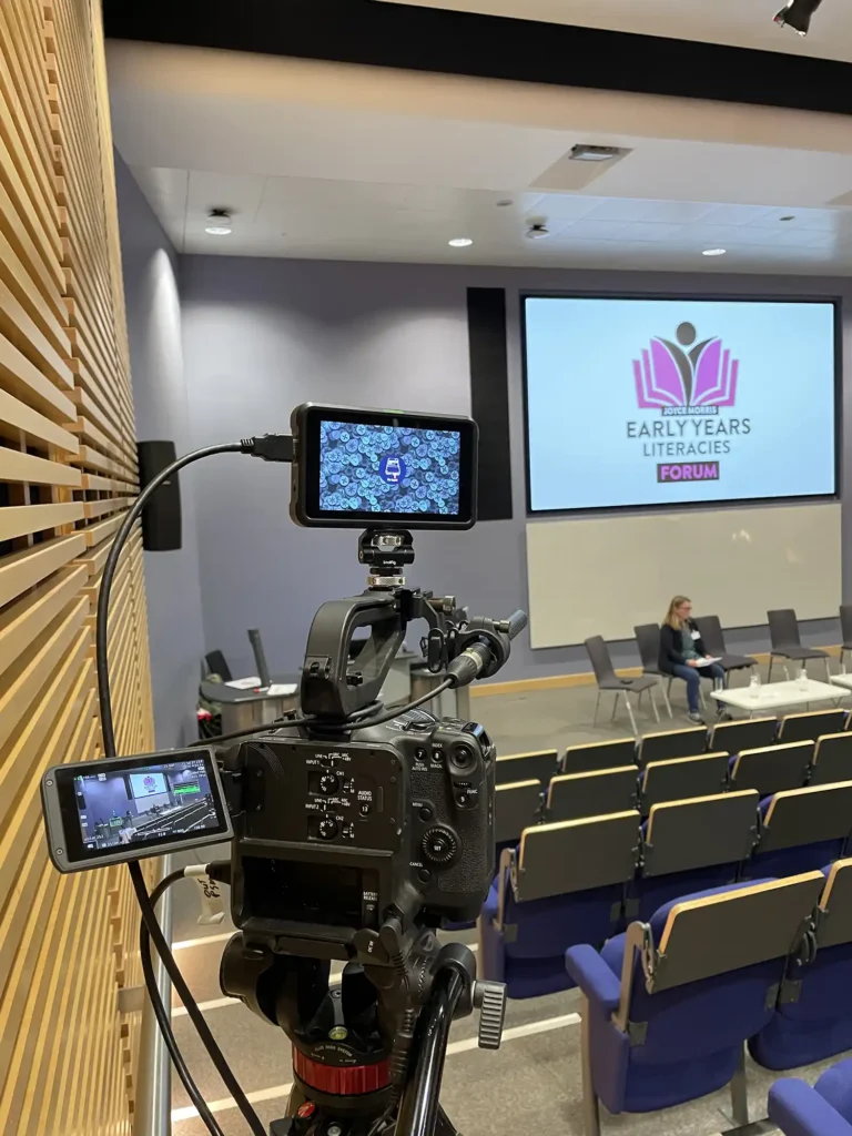 Behind the scenes of providing event videography at the University of East Anglia in Norwich.
